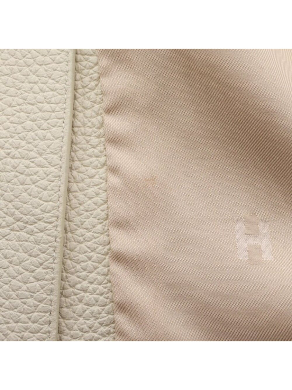 Hermes Vest Clou de Selle Series Button Gilet Ivory Leather - Picture 7 of 7